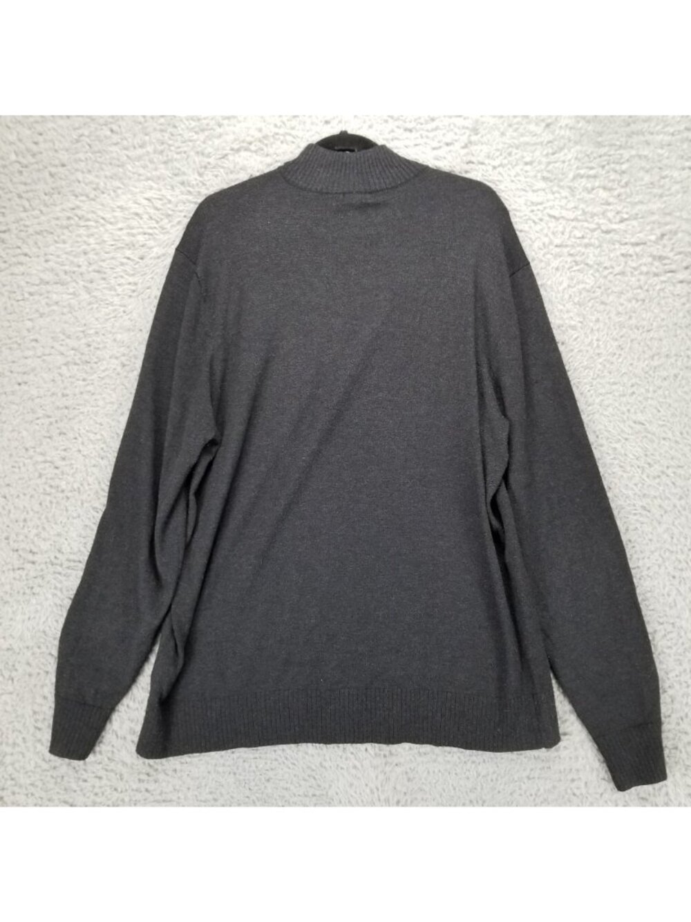 Smartwool Sweater Mens XL Gray Merino Wool Blend 1/4 Zip Pullover *Read* - Picture 13 of 14